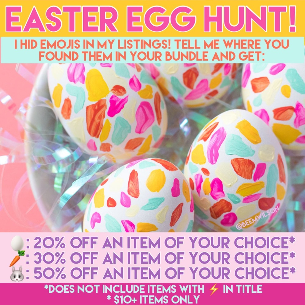 DISCOUNT EASTER EGG HUNT 🤍